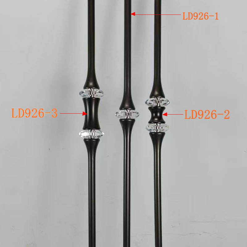 Crystal Rings Al-Mag Alloy Round Tubes Balusters