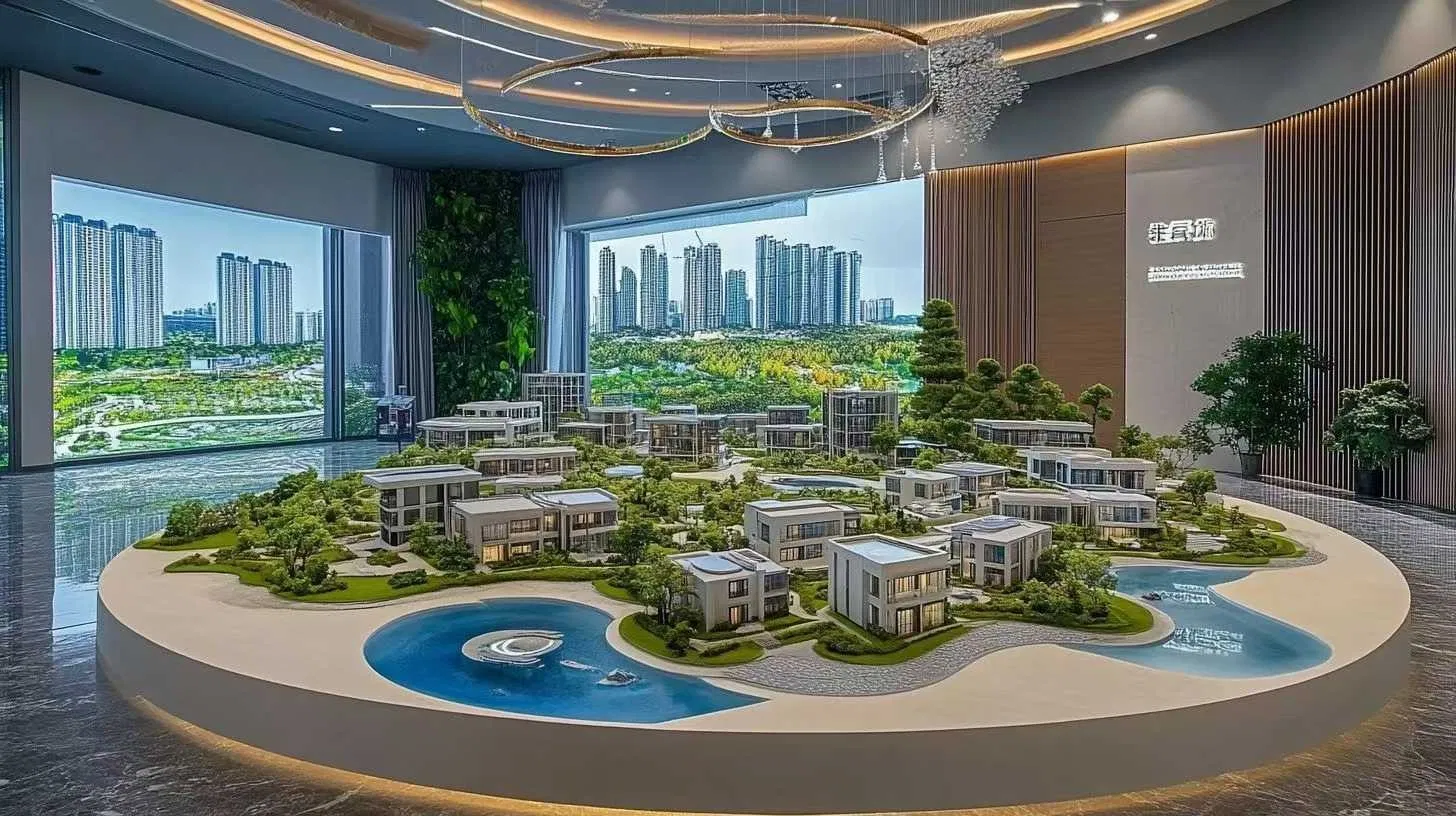 Stunning Heng Hui Architectural Model - Crafted in Guangdong Unique Design