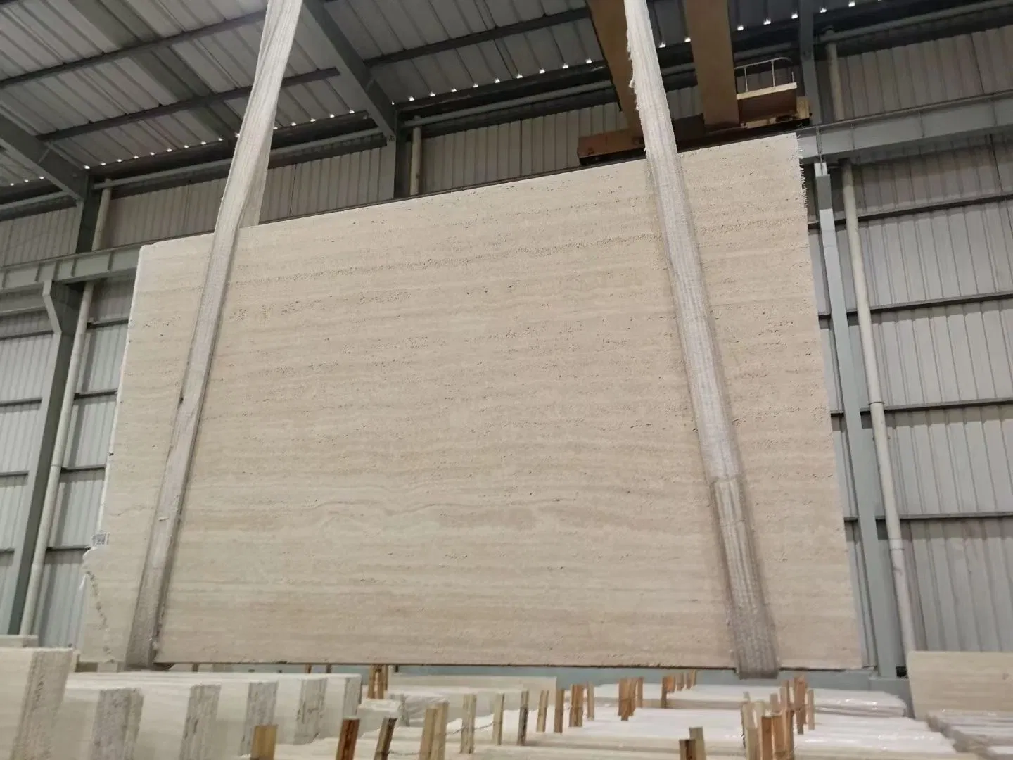 China Wholesale Marble Stone Travertine Pacific Travertine Pavers Honed Marble Slab Travertine Outdoor Floor Tile for Projects