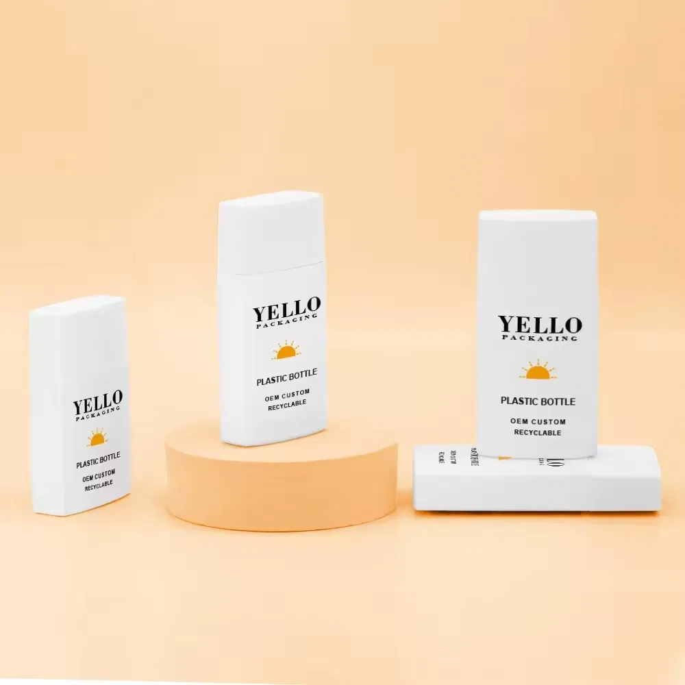 Private Label Portable Hand Cream Isolation Cream Plastic Empty Sunscreen Bottle