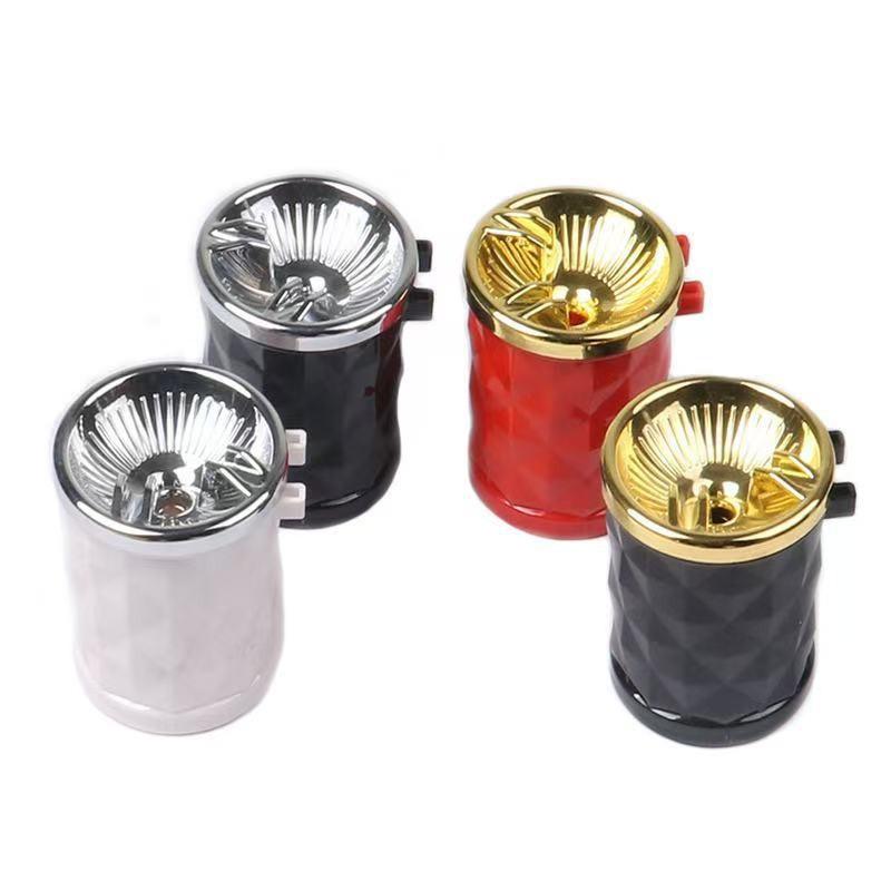 Smoking Accessories 73G 80mm Mixed Color Ashtray Plated Funnel Ash Tray Smoking Set Wholesale Price