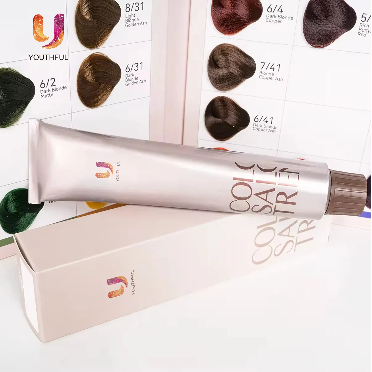 Manufacturer Best Cover White Gray Hair Ammonia Free Color Cream
