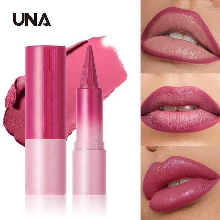 Private Label Custom Logo Makeup Smooth Lip Liner Matte Lipstick Waterproof High Pigment Vegan Multi Functional Creamy Lip Stick