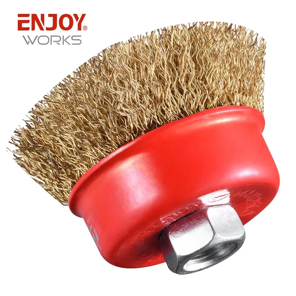 Steel Wire Wheel Knotted Cup Brush Rotary Steel Wire Brush