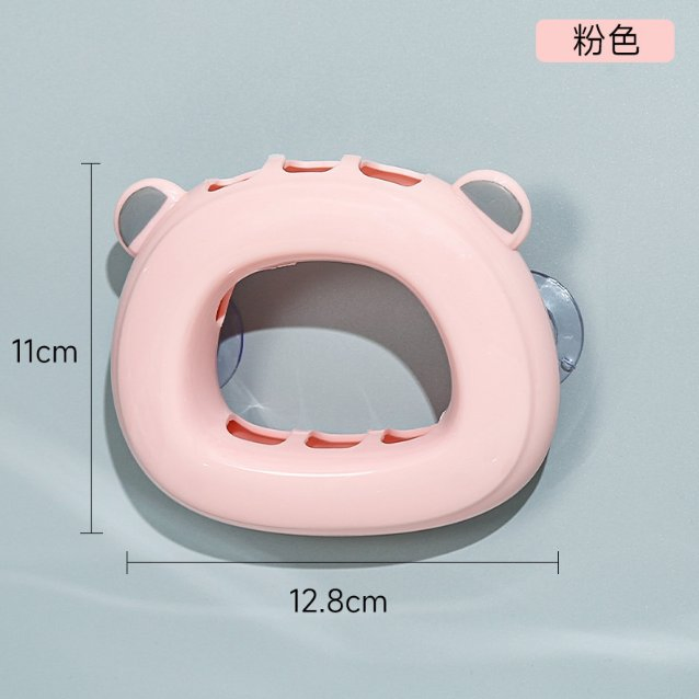 Wall-Mounted Suction Plastic Toothbrush Holder Creative Couple Suction Toothbrush Holder