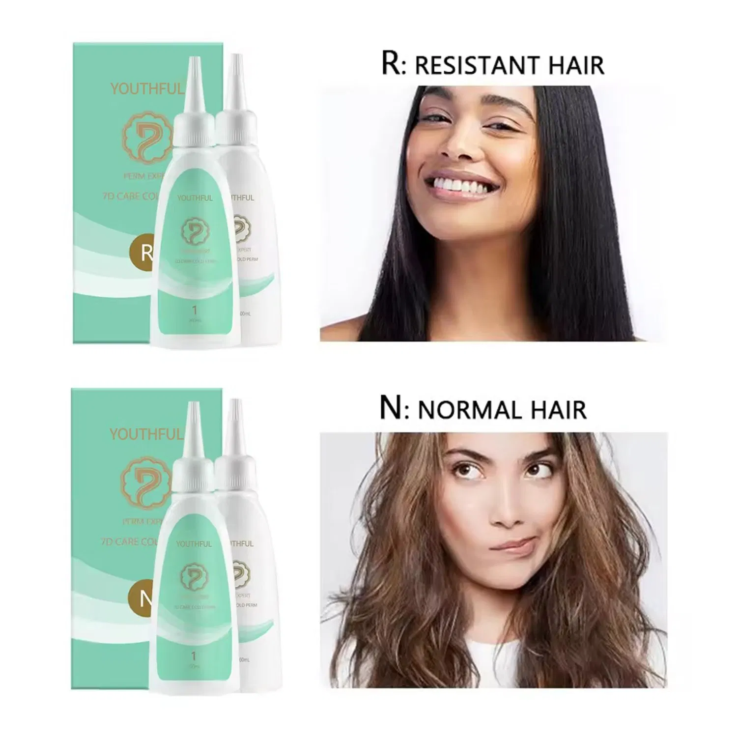 OEM Professional Moisture Nourishing Mineral Smooth Keratin Curls Hair Perm Lotion