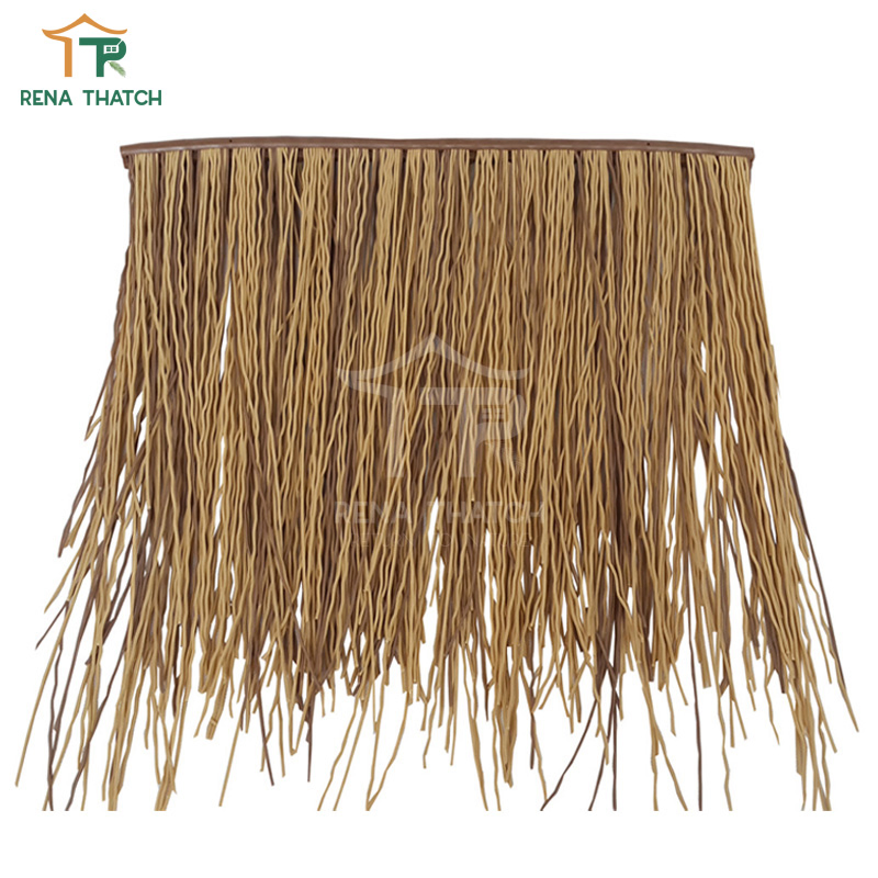 20 Years Warranty Plastic Palapa Thatch Artificial Thatch Roofing Plastic Synthetic Straw