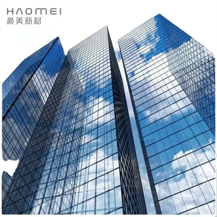 New Arrival Building Double Skin Facade Exterior Aluminium Curtain Wall