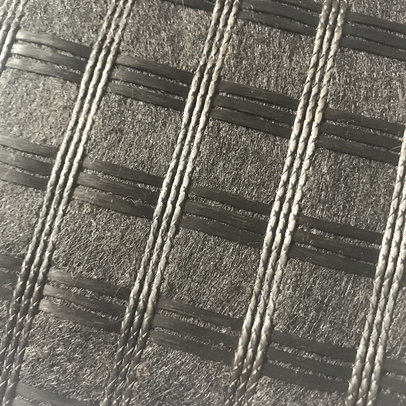 Anti-Crack Fiberglass Nonwoven Geotextile Composite Geogrid for Asphalt Pavement Reinforcement