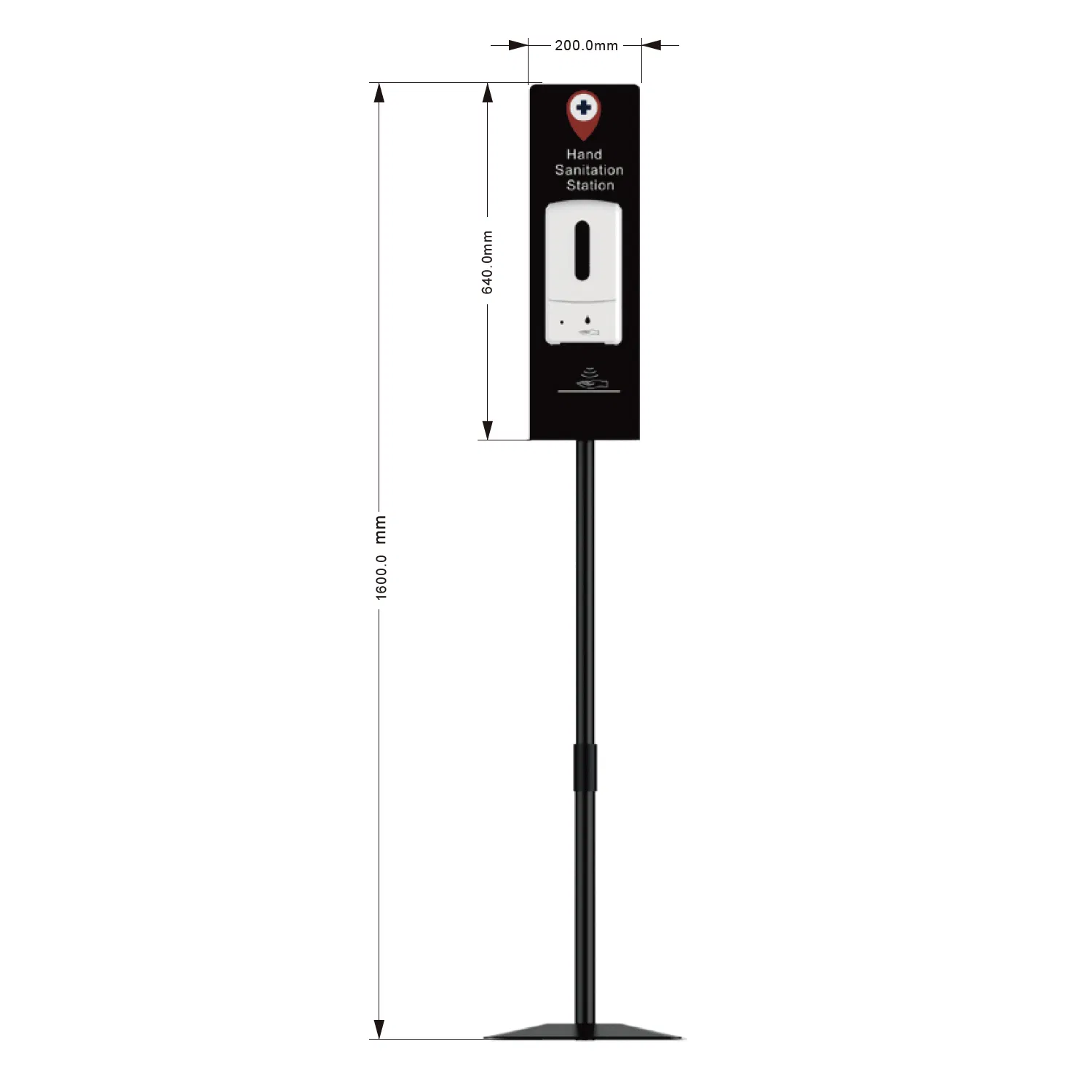 Wall Mounted Liquid Hand Sanitizer Dispenser/ Gel Sensor Soap Dispenser/ Alcohol Sanitizer Spray