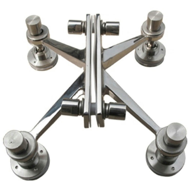 Stainless Steel Glass Curtain Handrial Wall Spider Connector Fitting Accessories