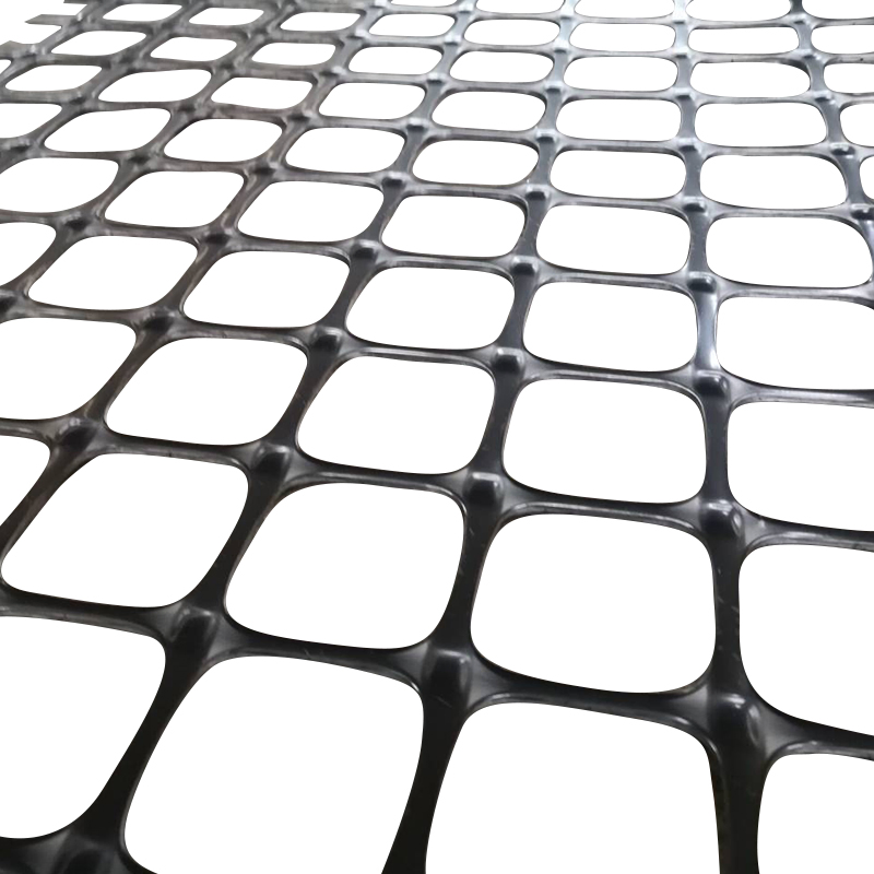 Manufacture PP Tensile Strength Polyester Geogrid for Soil Reinforcement