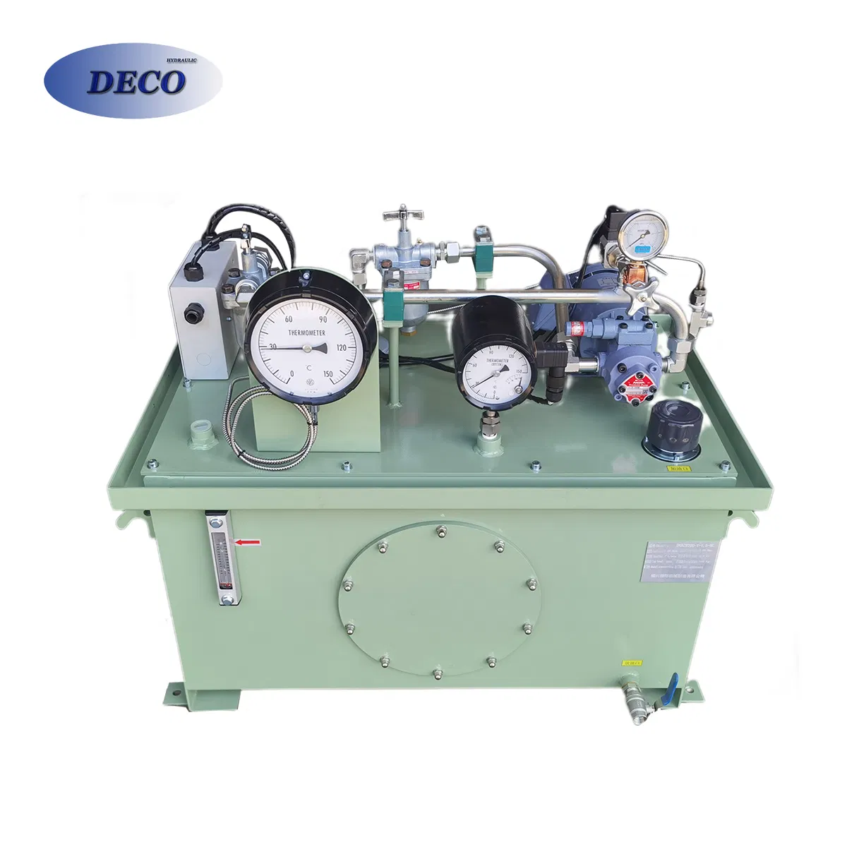 Lubrication Fuction Hydraulic Power System with Oil Temeperature Feedback