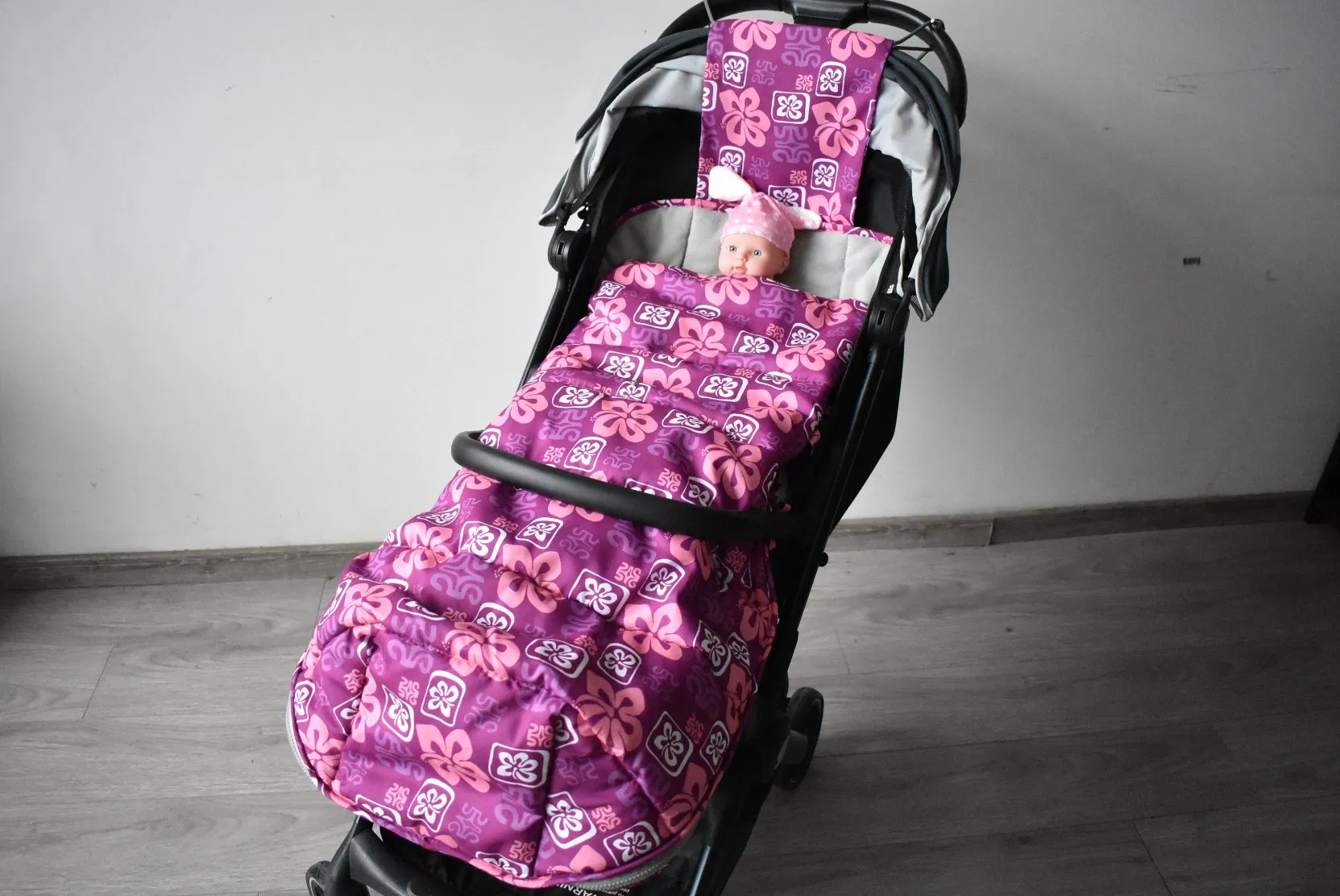 Pink Baby Footmuff Baby Sleeping Bag