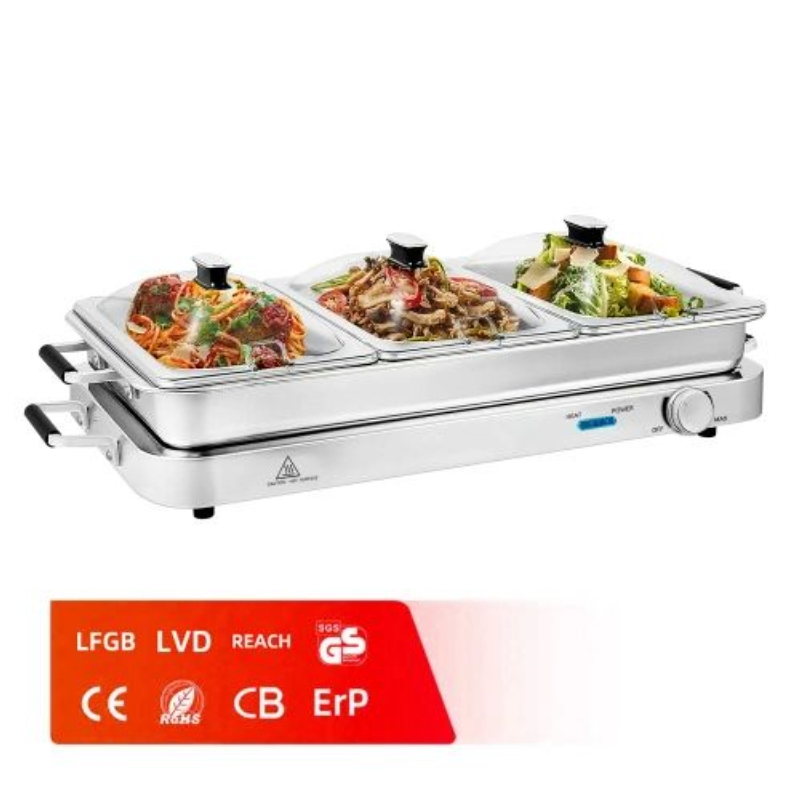Stainless Steel 7.5L New Design Electrical Buffet Warmer