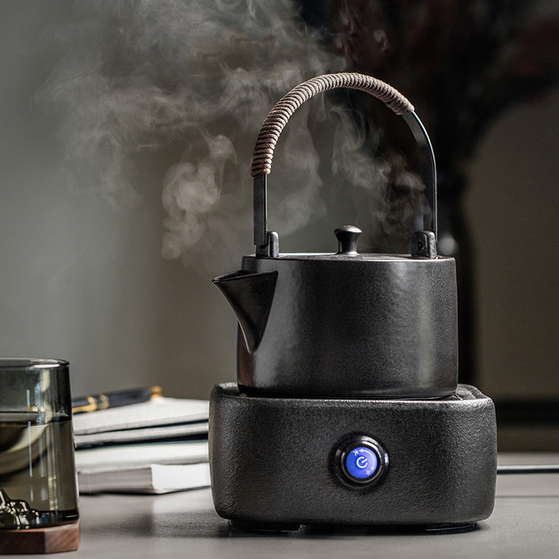 1000/1600 Ml High Borosilicate Glass Teapot Set, Heat Resistant Clear Glass Tea Pot with Tea Warmer