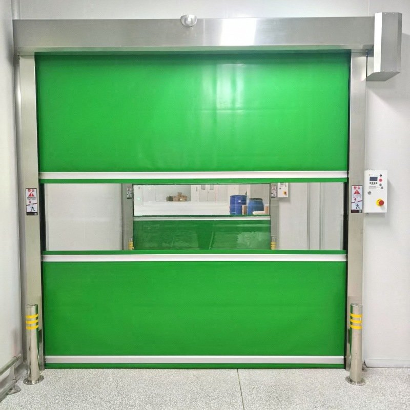 High-Performance PVC Door with Fast Rolling Motor Mechanism