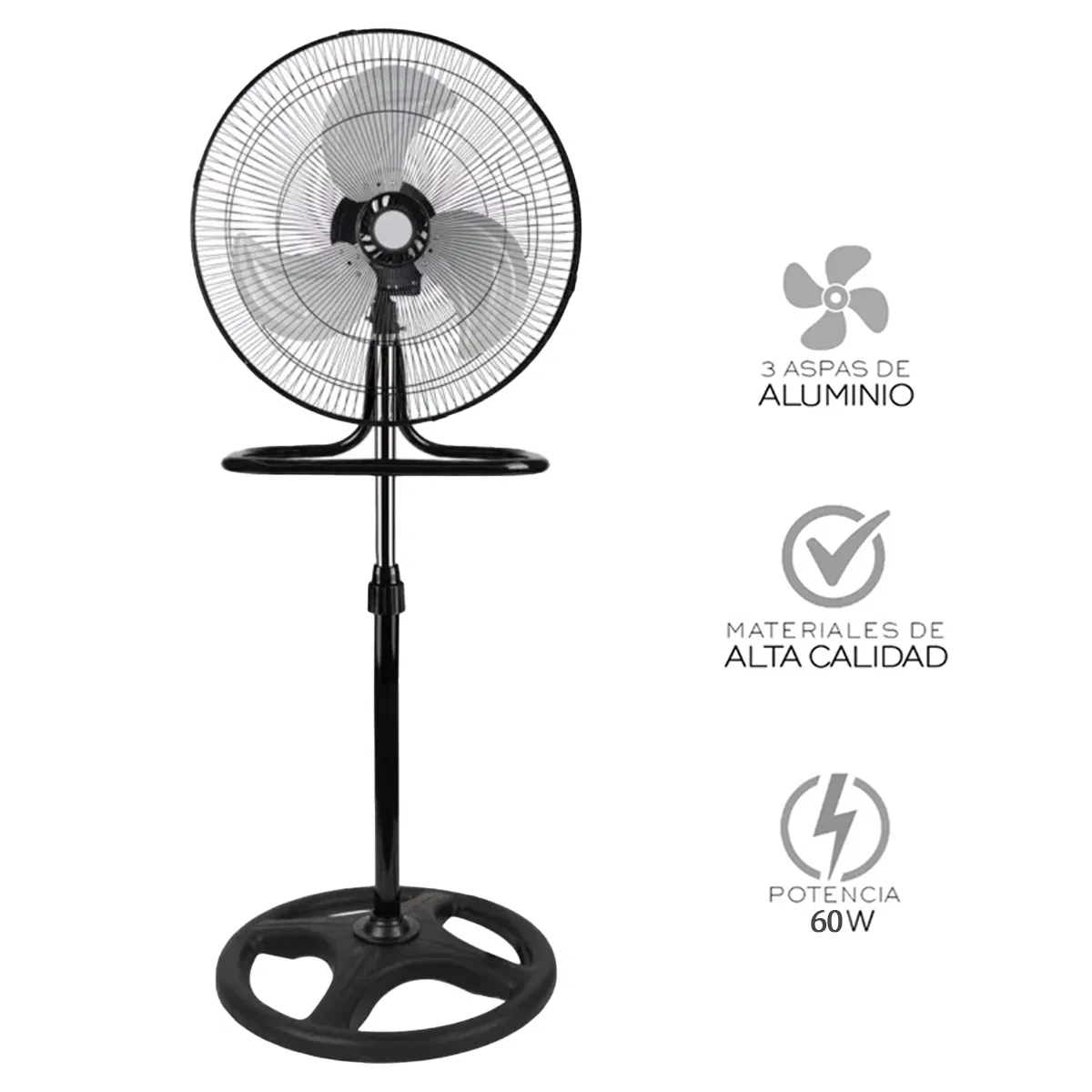 3 in 1 Oscillating Wall Fan with Pedestal Floor Free Shipping to Mexico City