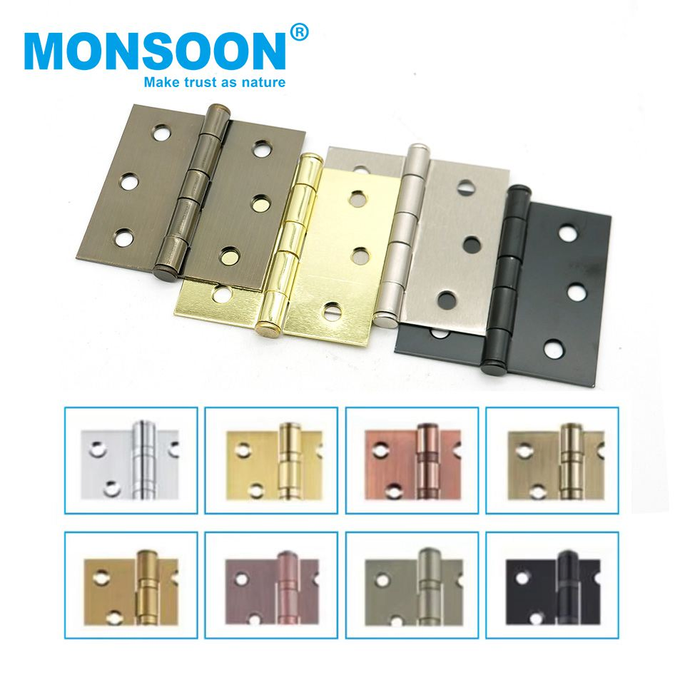 Hardware Door Accessories Heavy Duty Gate Corner Flush Cabinet Stainless Steel Lash 180 Degree Hidden Ball Bearing Wooden Door Hinge