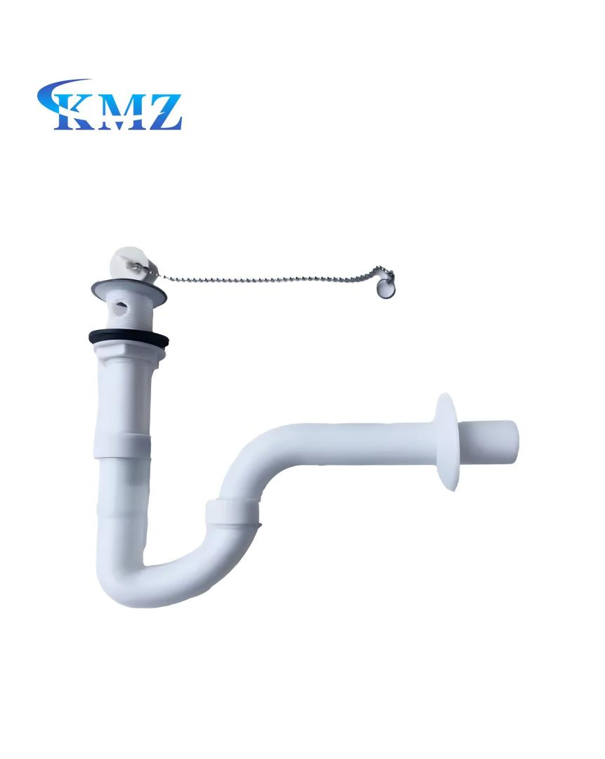 New Style Sink Stopper Drain Pipe PVC Drainer Siphon Plain ABS Basin Waste Bends Pipe