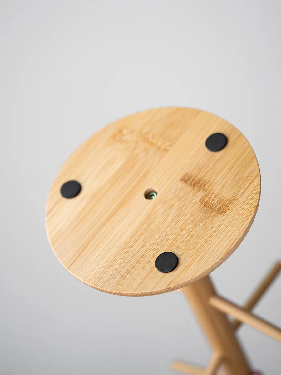 Bamboo and Wood Cup Holder, Storage Rack, Inverted Water - Draining Rack for Teacups