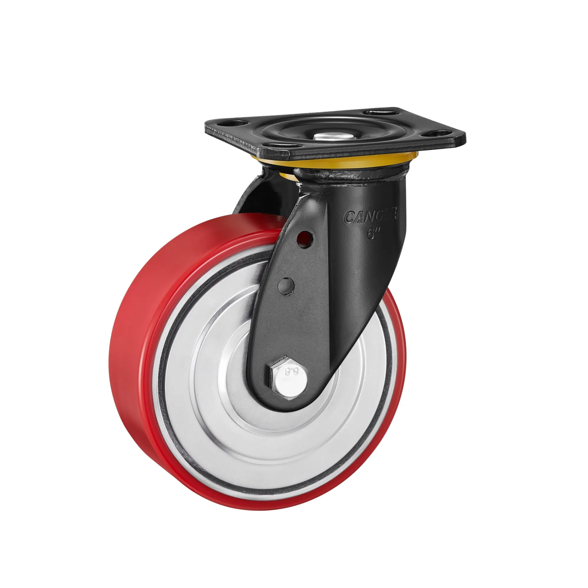 Factory Wholesale Heavy Duty 4" 5" 6" 8" Polyurethane Wheels Heavy Duty Caster Wheels