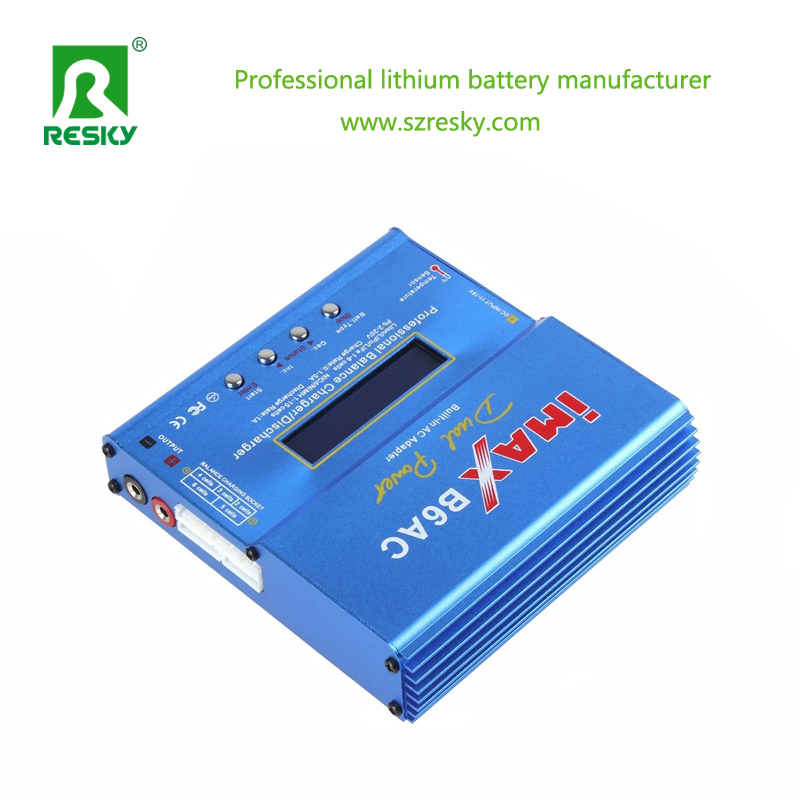 Rechargeable Lithium Battery Imaxb6AC 80W Balance Charger Digital for Lithium Ion Battery Pack