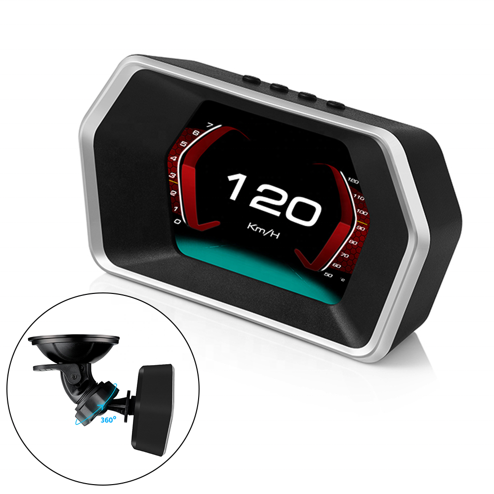 Проекционный дисплей HUD OBD2 P17 GPS для автомобиля