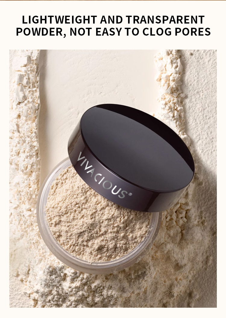 Cosmetics Lightweight Transparent Absorb Oil But Not Water Loose Powder