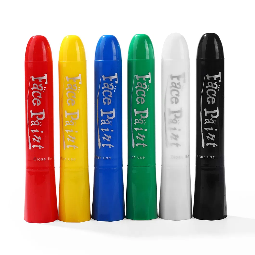Face Body Paint Sticks Kit, Water Based Face Painting Crayon Set for Art Theater Halloween Party Cosplay Non-Toxic Washable
