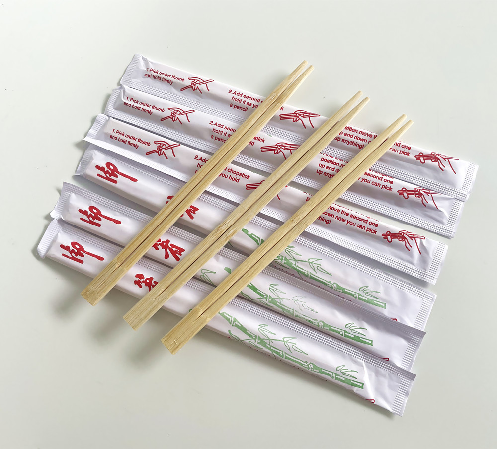 Hot Seller Custom Logo Printed Reusable Paper Packaging Chopsticks