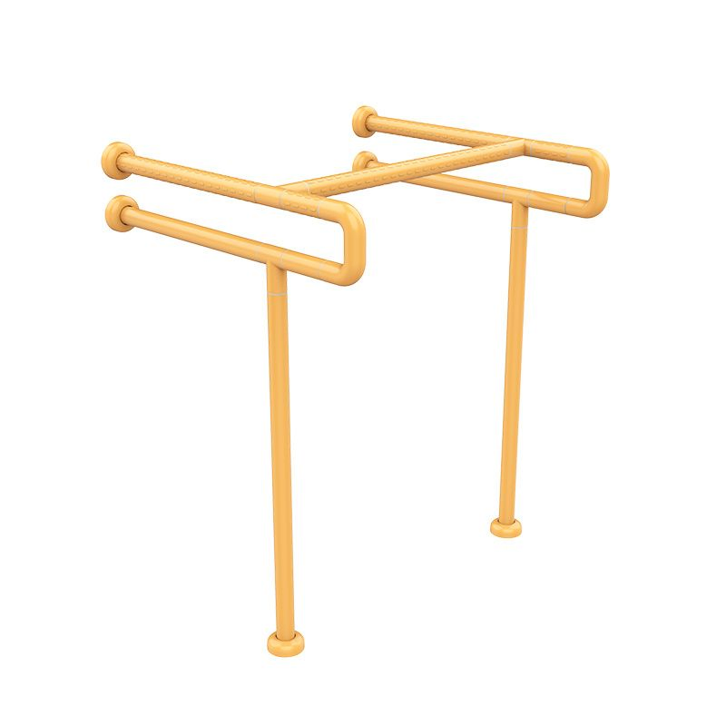 Senior-Friendly, Pregnancy-Safe 201 Stainless Steel Toilet Handrails in Yellow or White