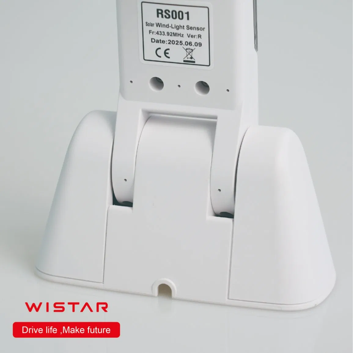 Solar-Powered Wind & Light Sensor with 433.92MHz Rolling Code (RS001)