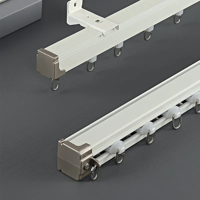 Custom Curtains and Drapes with Luxury Curtain Rods/Curtain Track/Curtain Runner/Curtain Pole