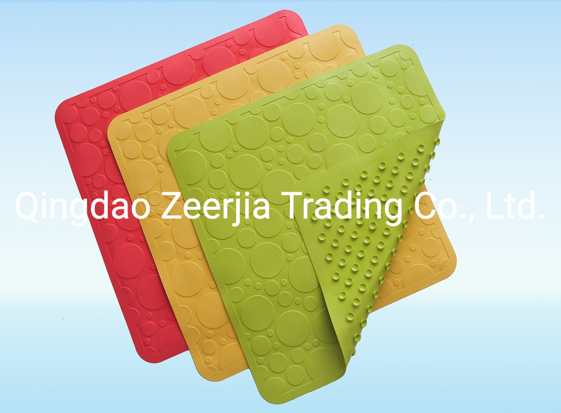 Customized Design Anti Slip Rubber Bath Mat Shower Mat