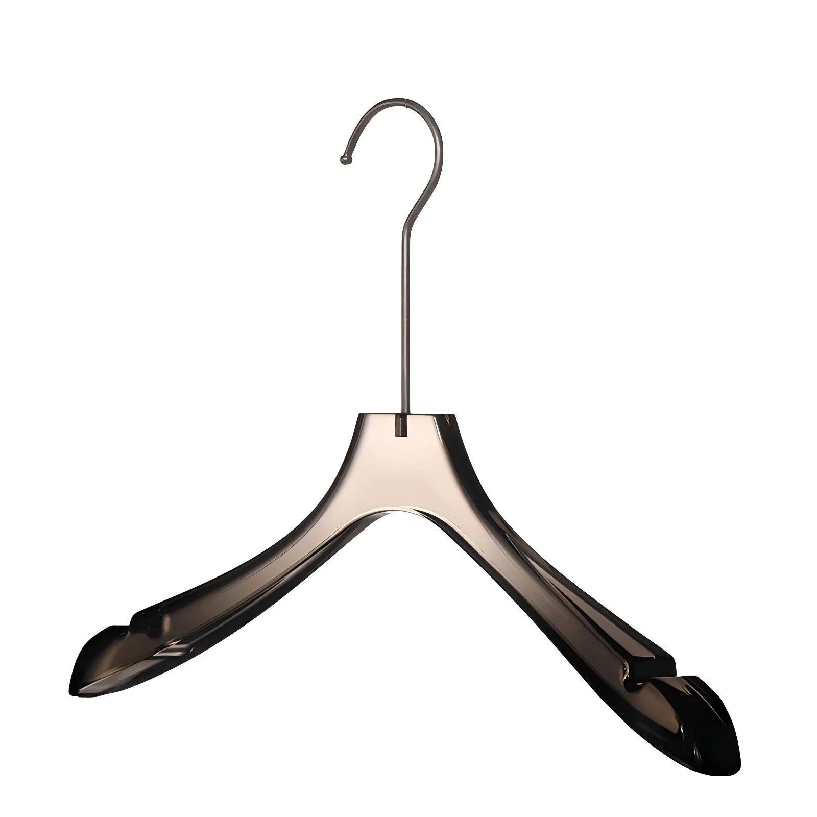 Clear Strong Acrylic Coat Hanger with Customized Size, Acrylic Clothes Hanger