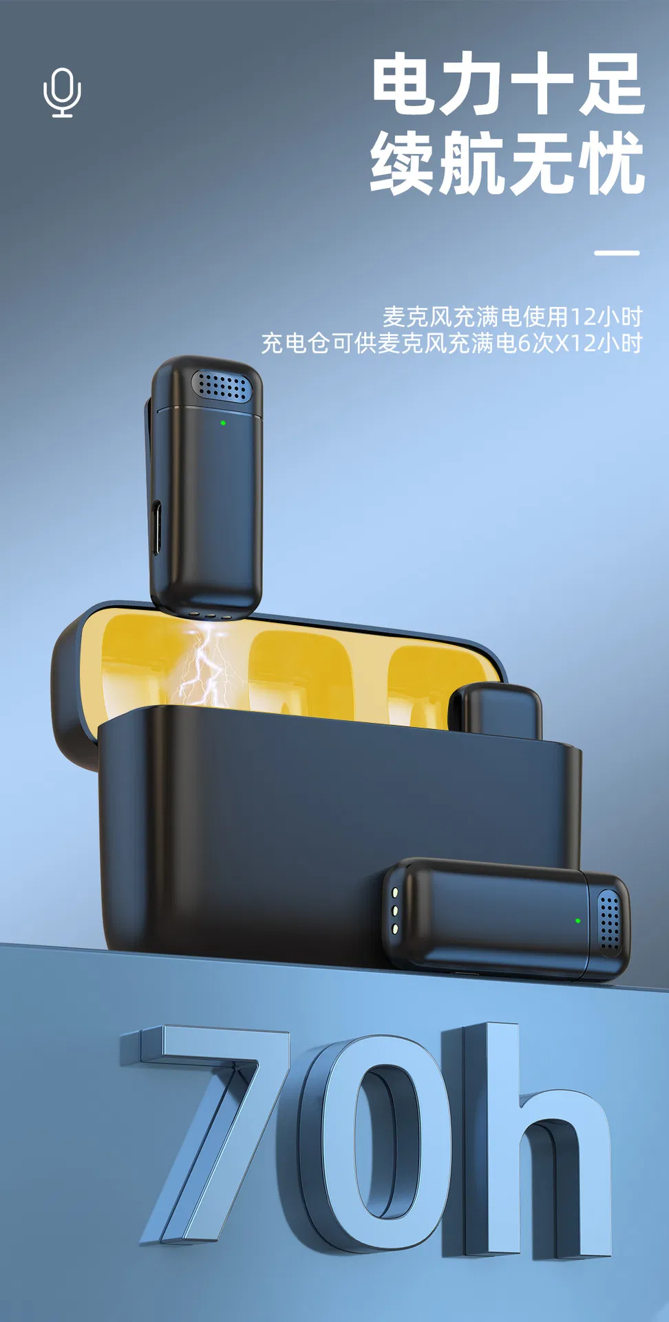 Durable Professional Live Recording Wireless Microphone for Computer Recording