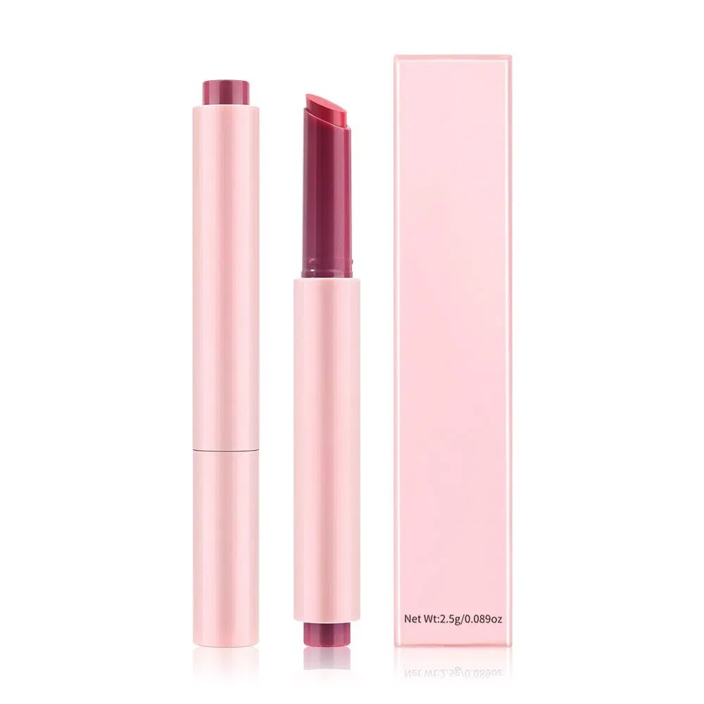 Vegan Cosmetics Moisturizing Nourishing Pressed Glossy Lipstick Makeup