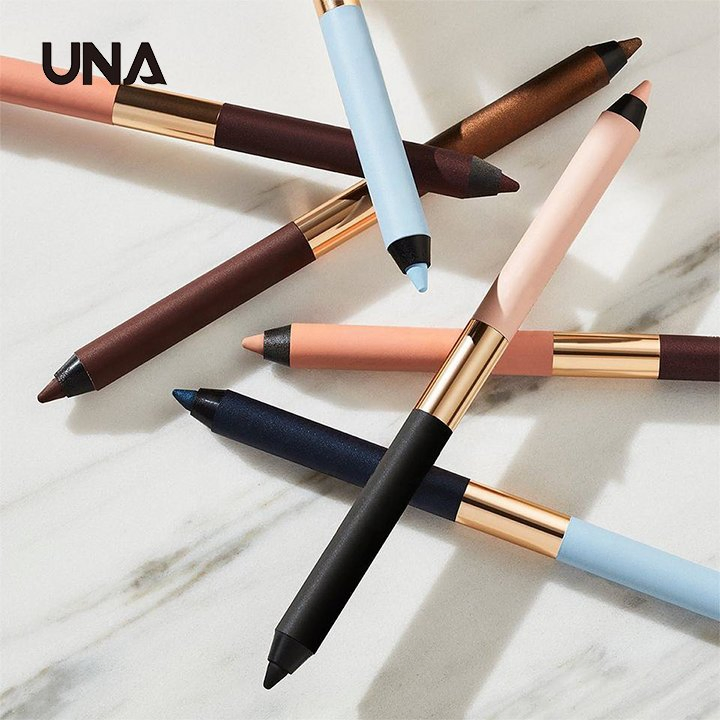 High Quality Cosmetic Eye Makeup Vegan Double Sided Eye Liner Pencil No Logo Private Label Cream Concealer Black Eyeliner