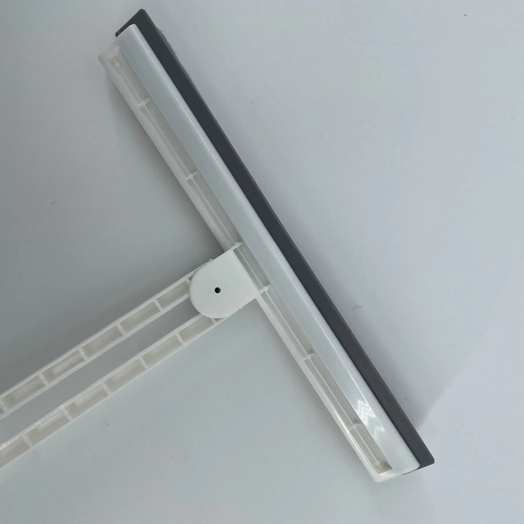 Double-Sided Use Soft Scraper Window Cleaner with Plastic Handle Home Bathroom Shower Glass Wiper