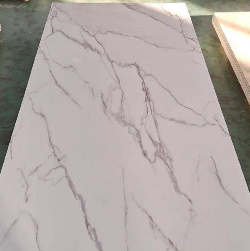 Marble Design Waterproof Fireproof Virgin Resin 4mm Vinyl Spc Wall Panel