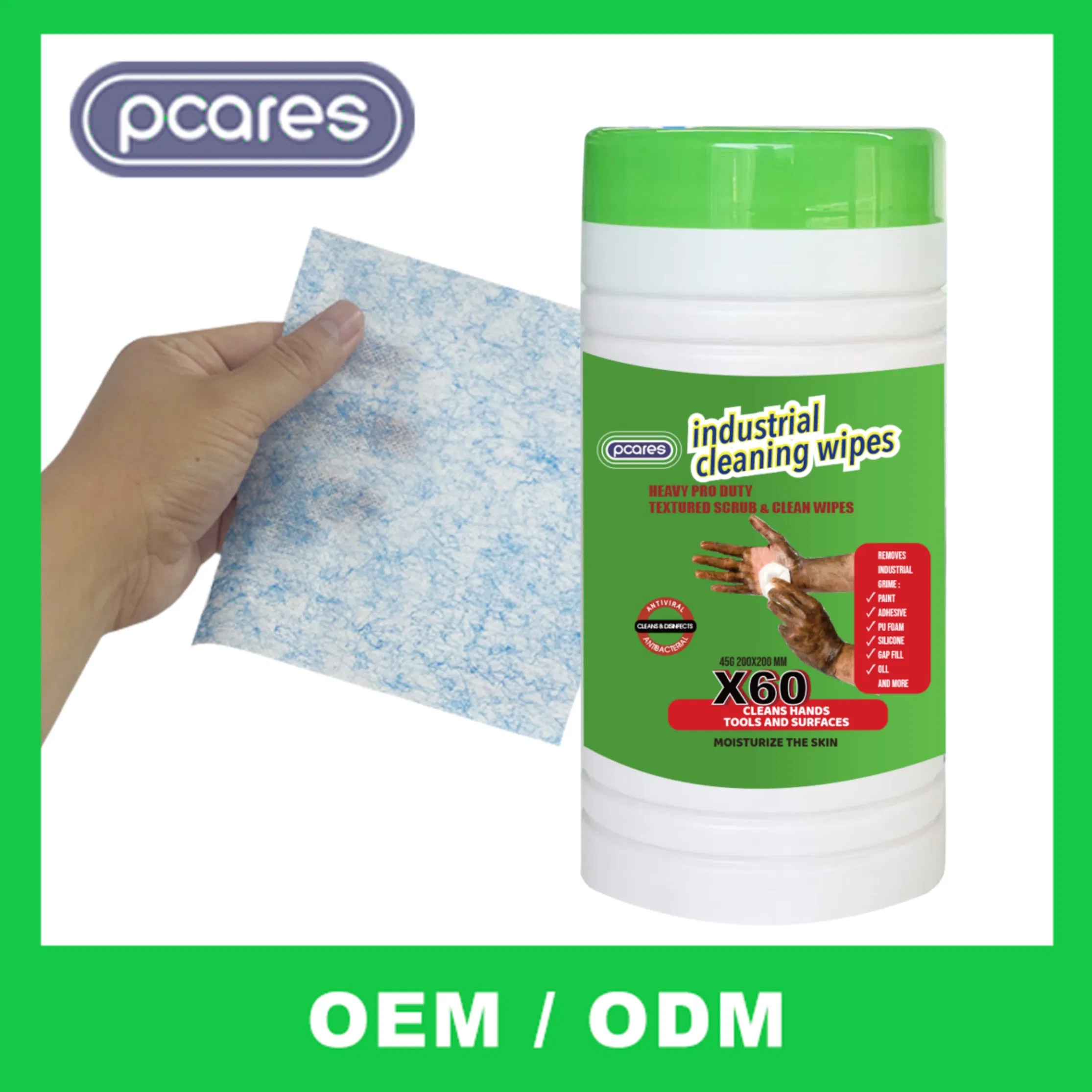 Modern Heavy-Duty Cleaning Wipes for Efficient Grease Removal