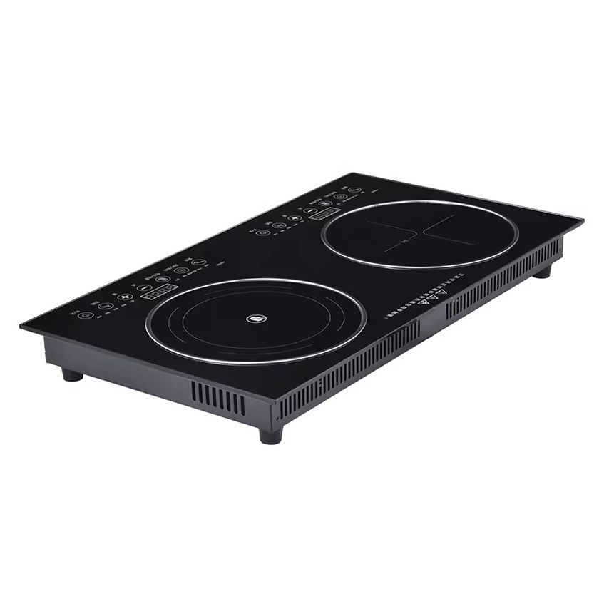3500W Electric Double Stove Induction Cooker 2 Burner Plates Gas Stove and Electric Infrared Cooktop