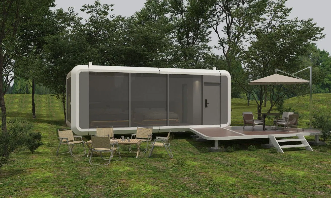 Sustainable Aluminum Capsule Bedroom Design for Eco-Conscious Buyers