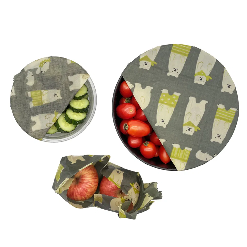 3pack Beewax Food Wrap Zero Plastic