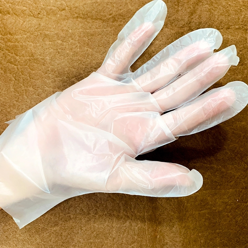 Disposable Transparent Household Powder Free TPE Gloves