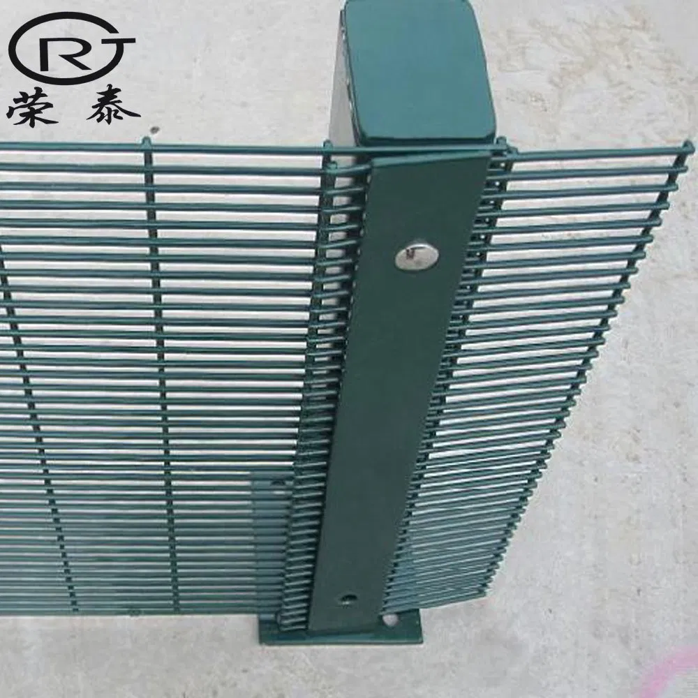 Galvanized Anti-Theft and Anti Climb Clear View 358 Mesh Security Fence Panels