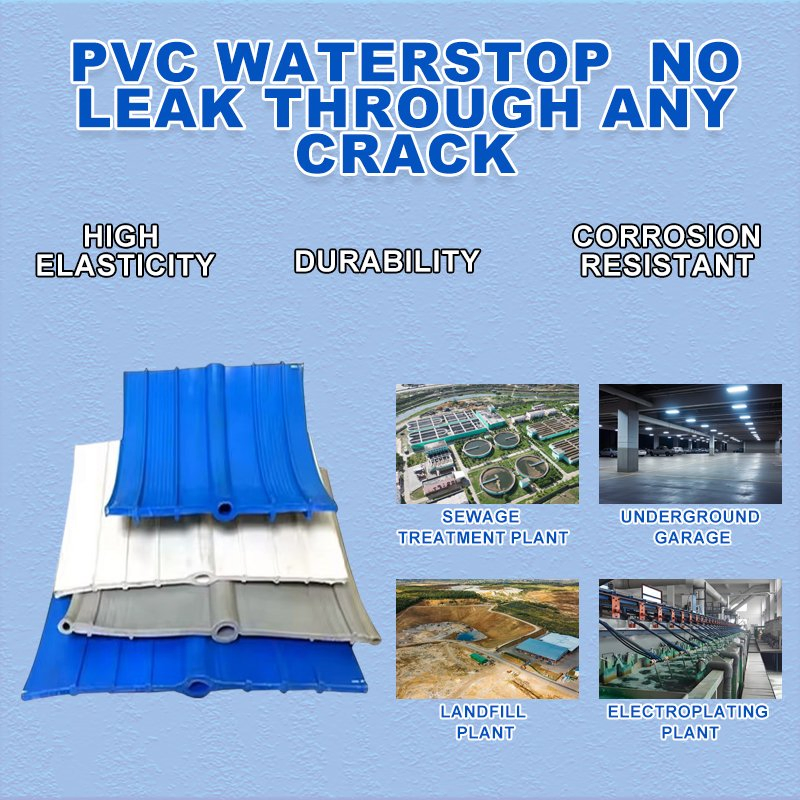 EPDM Rubber Waterstop PVC Waterstops for Bridges, Dams, Culverts and Tunnels
