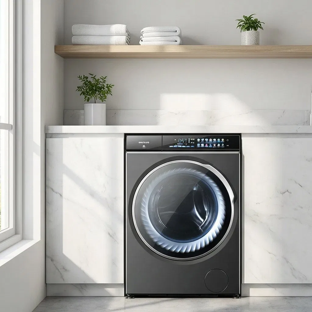 13kg Eagle Eye Chrome Washer-Dryer Combo for Ultimate Convenience