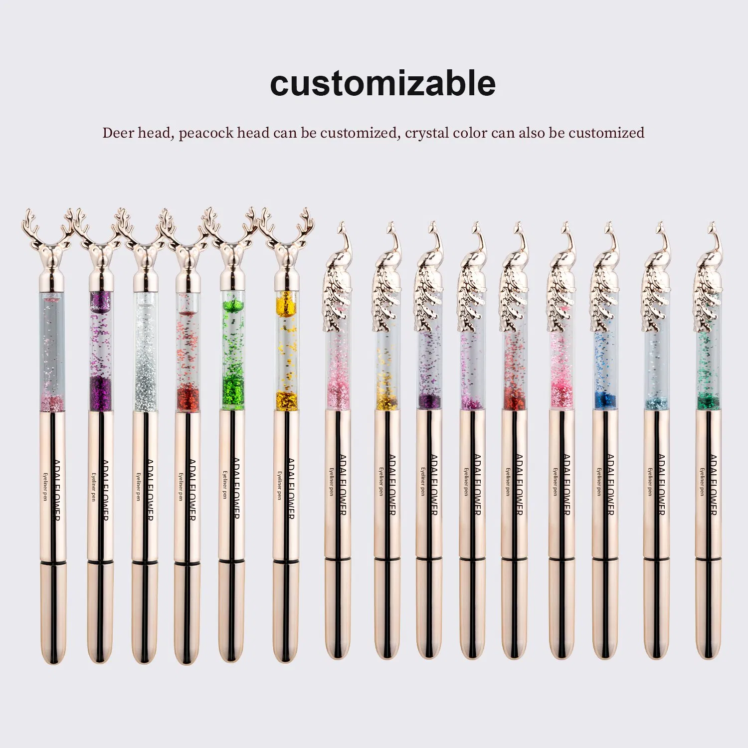 Crystal Best Waterproof Sweat-Proof Smudge Proof Liquid Eyeliner Wholesale Cosmetics Free Sample